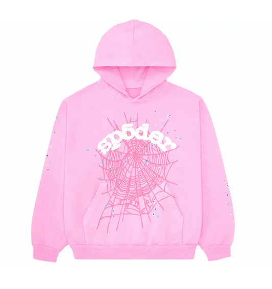 Sp5der Worldwide Sweatshirt OG Web Pink