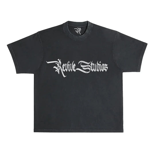 REVIVE STUDIOS TEE CHARCOAL