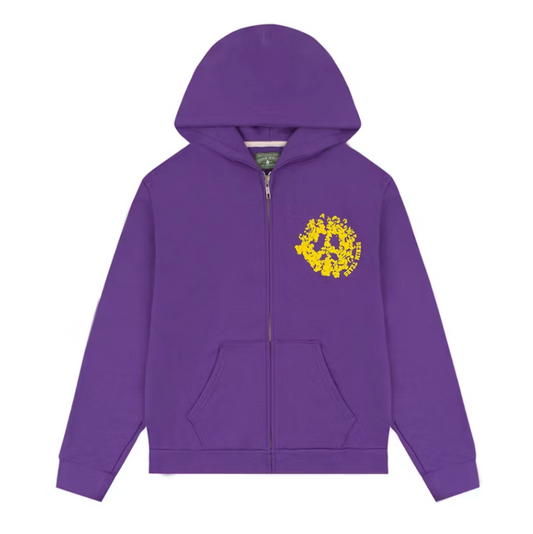 Denim Tears Denim University Zip Hoodie Purple