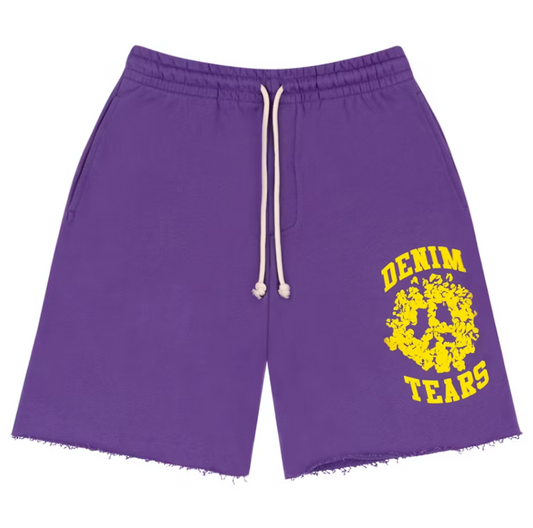 Denim Tears Denim University Sweat Shorts Purple