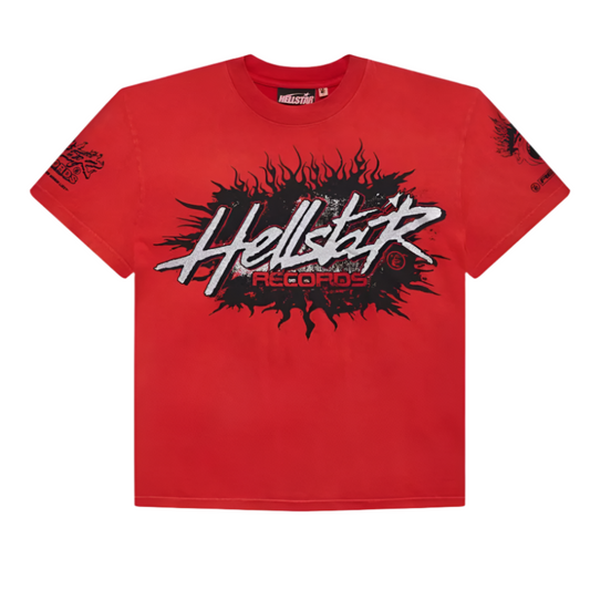 Hellstar Studios Records T-Shirt Red