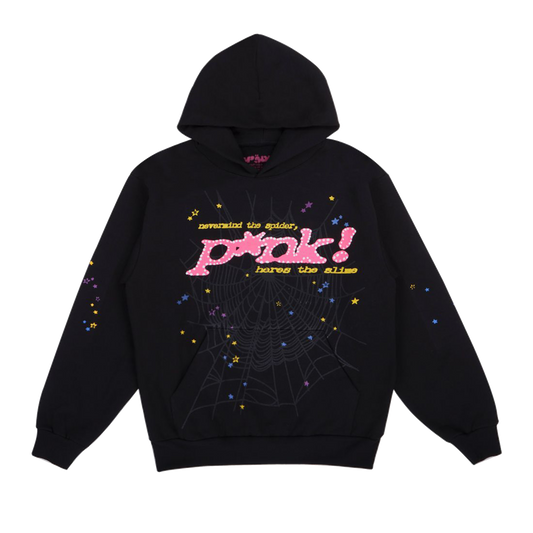 Sp5der Worldwide Sweatshirt Punk Black